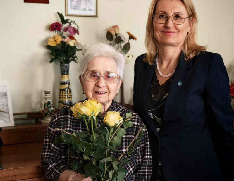 Ilonka néni 90 éves