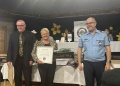 A PEST VÁRMEGYEI POLGÁRŐR SZÖVETSÉG PLATINA DÍJÁT KAPTA SOMLÓVÁRI JÓZSEFNÉ!