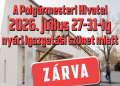 A Polgármesteri Hivatal nyári igazgatási szünet