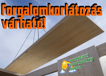 Átmeneti forgalomkorlátozás várható a Szivárvány óvoda építése miatt!